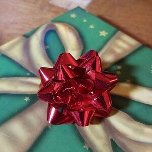 Bow Broach Pin 1.5" Handmade